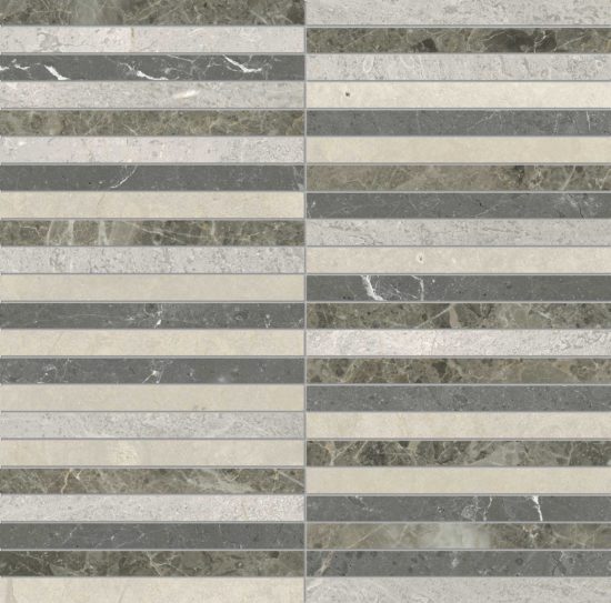 Utopio .5x6 Stacked Terra Mosaic | LA TERRA STONE