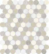 Utopio 1.25 Penny Round Dune Mosaic | LA TERRA STONE
