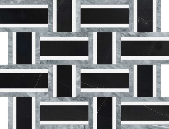Utopio Cesto Monochromo Mosaic | LA TERRA STONE