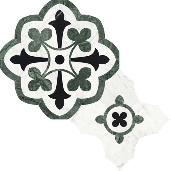 Utopio Fleur Pine Mosaic | LA TERRA STONE