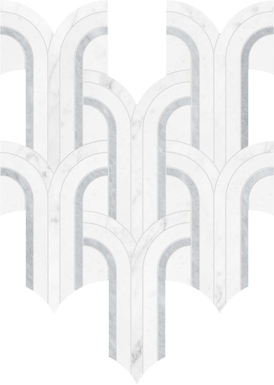 Utopio Florence Dove Stone Mosaic | LA TERRA STONE