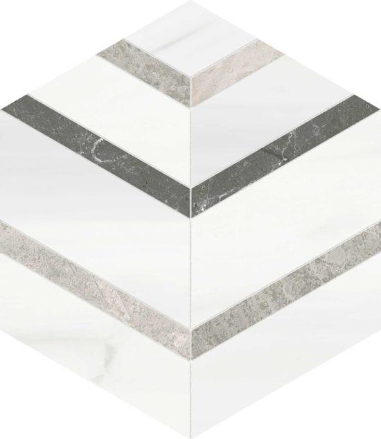 Utopio Hexo Mist Mosaic | LA TERRA STONE