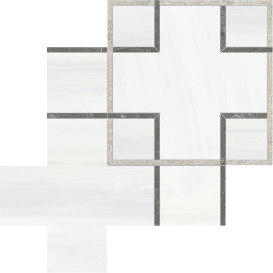 Utopio Schema Mist Mosaic | LA TERRA STONE