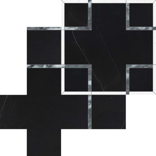 Utopio Schema Monochromo Mosaic | LA TERRA STONE
