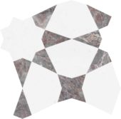 Utopio Stellar Burgundy Mosaic | LA TERRA STONE