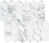 Virtue Bianco 2x6 Picket Mosaic | LA TERRA STONE