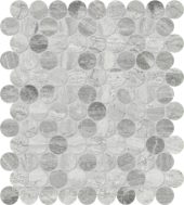 Volcana Notte 1.25 Penny Round Mosaic | LA TERRA STONE