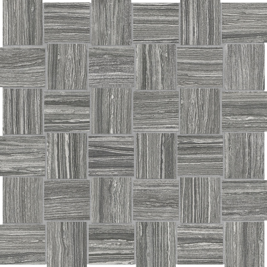 2x2 Carbon Basketweave | LA TERRA STONE