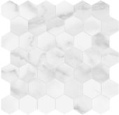 Plata Statuario Brina 2 Hexagon Matte | LA TERRA STONE