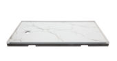 Shower Pan 30x60 Bianco Marble | LA TERRA STONE