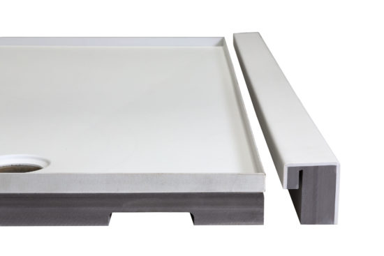 Shower Pan 32x60 Vivid White | LA TERRA STONE