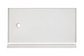 Shower Pan 32x60 Vivid White | LA TERRA STONE
