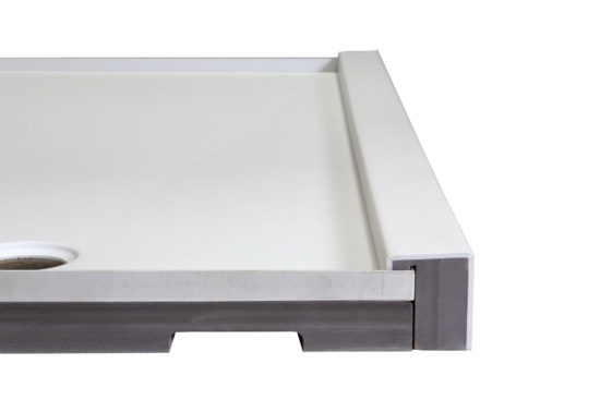 Shower Pan 32x60 Vivid White | LA TERRA STONE