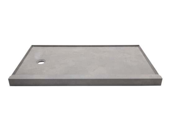 Shower Pan 36x60 Urban Concrete | LA TERRA STONE