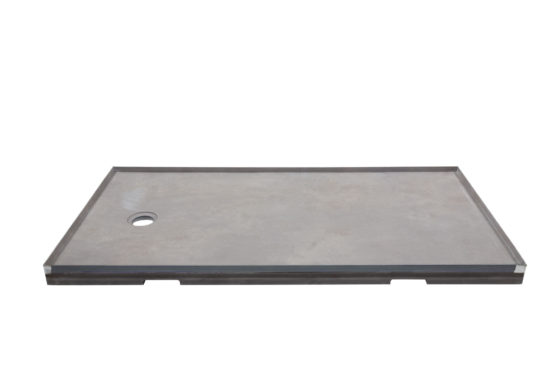 Shower Pan 36x60 Urban Concrete | LA TERRA STONE