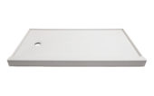 Shower Pan 36x60 Vivid White | LA TERRA STONE