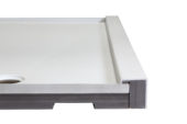 Shower Pan 36x60 Vivid White | LA TERRA STONE