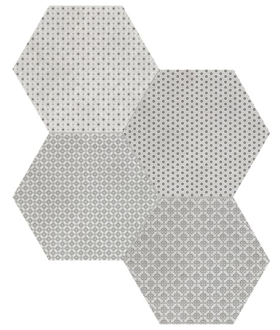 Tapestri 8.5 Wool Blend Hexagon | LA TERRA STONE